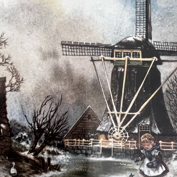 Dutch Tile Trivet Ter Steege BV Holland ducks child Windmill wall decor art - Picture 4 of 6